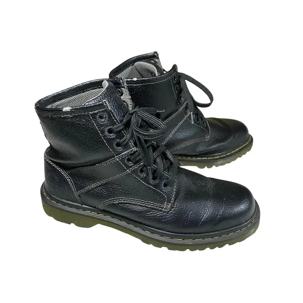 Dr. Martens Roseland Extra Tough Pebble Leather Boots - 9